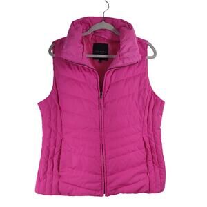 Talbots Fuchsia Quilted Vest for Women
